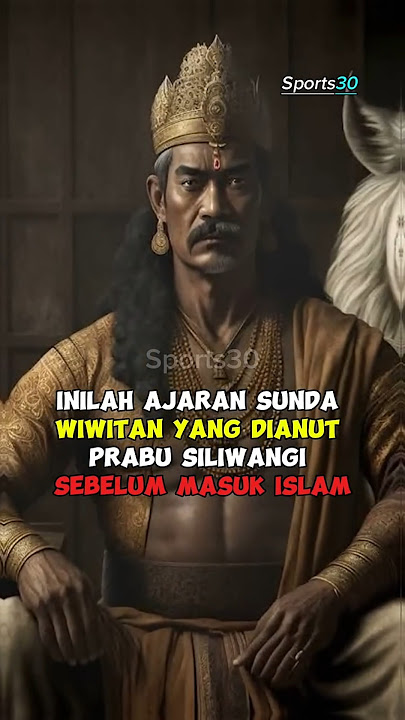 This is the Sunda Wiwitan Teaching Followed by Prabu Siliwangi Before Converting to Islam #shorts