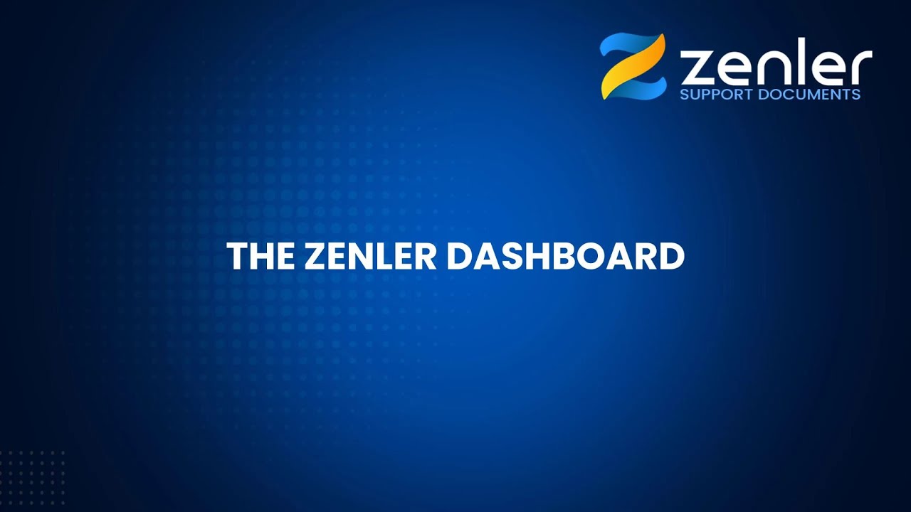 👉 The Zenler Dashboard