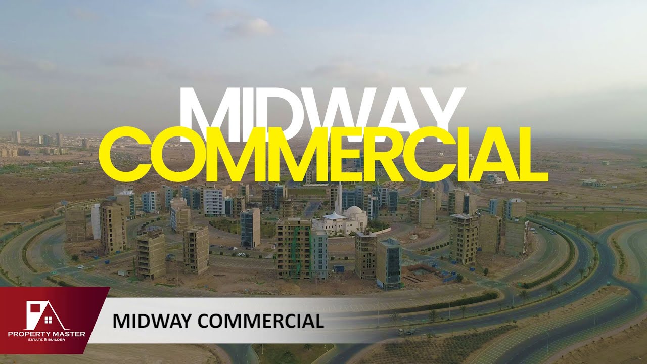 The Midway commercial Bahria town Karachi. price starts from 20 MILLION