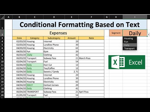 Видео: Би Excel дээр хар ногоон текст бүхий ногоон дүүргэлтийг хэрхэн ашиглах вэ?