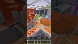 Hidden Minecraft Roller Coaster #minecraft #minecraftbuilding #minecraftshorts #redstone