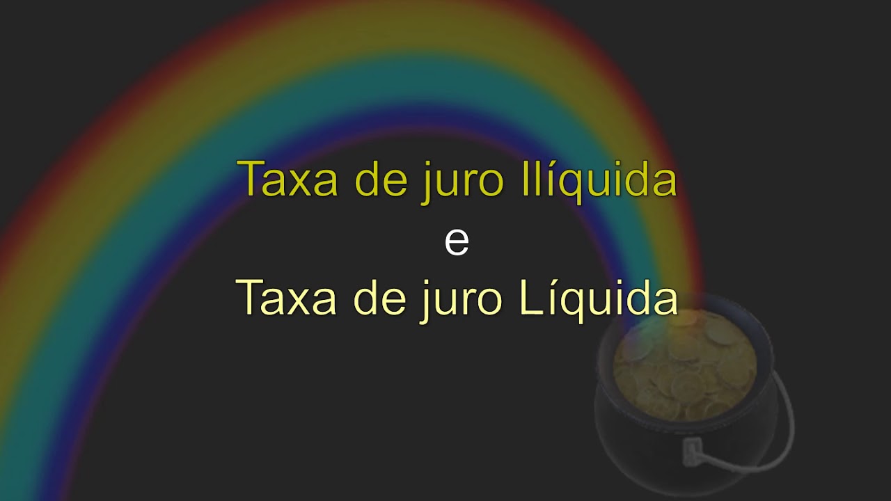 Taxas de juro Nominais e Efetivas,