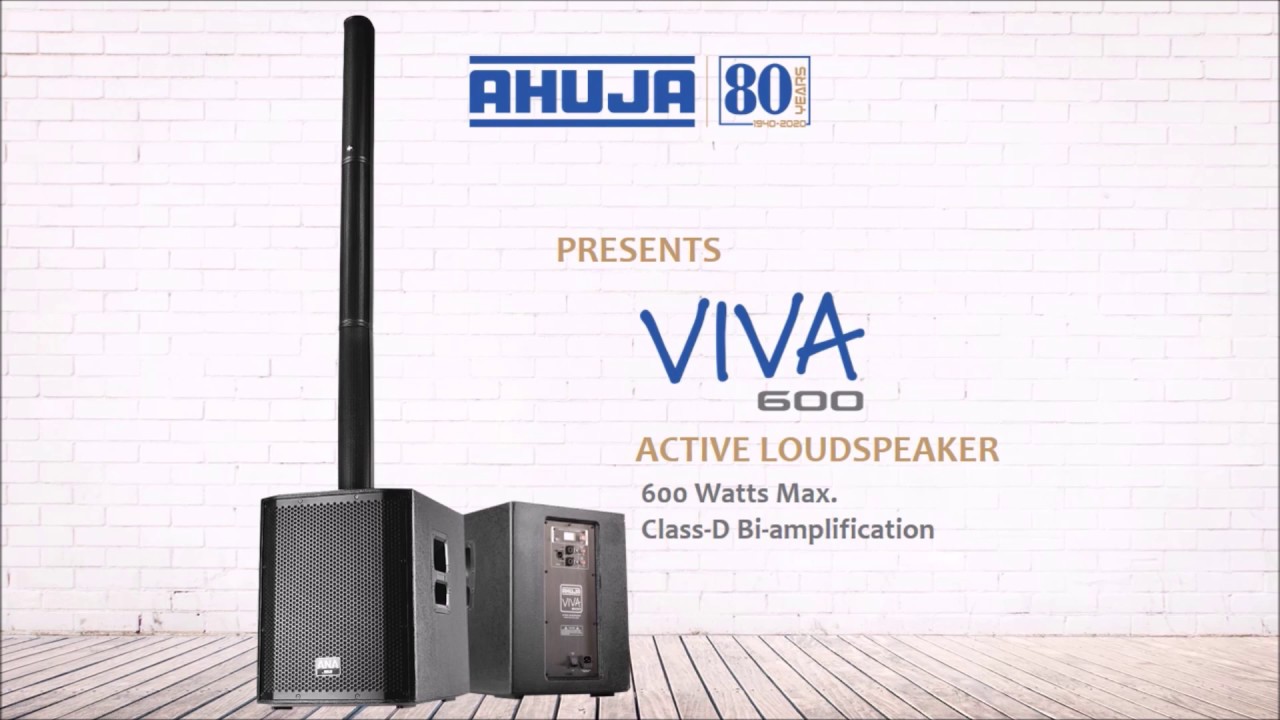 ahuja 600 watt speaker