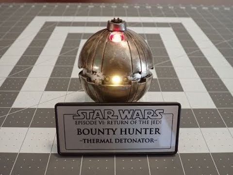 ROTJ Thermal Detonator, final look weathered, lights and sound
