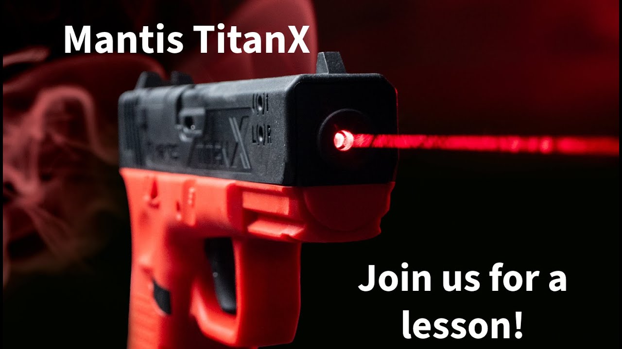 A dry fire lesson with Active Self Protection using the Mantis TitanX.