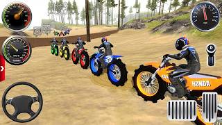 Black De Carros - Motor Dirt Bike Racing Simulator - OffRoad Bike Stunt Driving - Android Gameplay screenshot 4