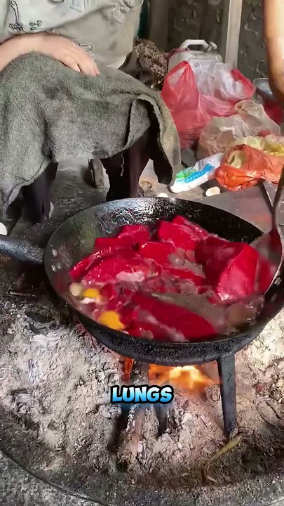My Chinese Husband Tried Beef Lungs for the First Time and Loved It! #WeirdDelicious #ChineseCooking