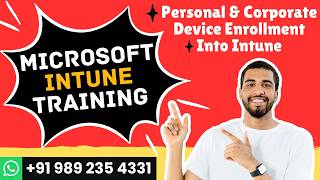 Learn Microsoft Intune from Scratch | Deploy Compliance & Script Policy   Enroll Device Manually