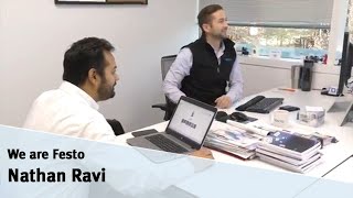Working at Festo - Nathan Ravi