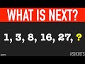 MATH NUMBER SERIES PUZZLE #3 - WHAT NUMBER IS NEXT? (MATH SERIES) #SHORTS