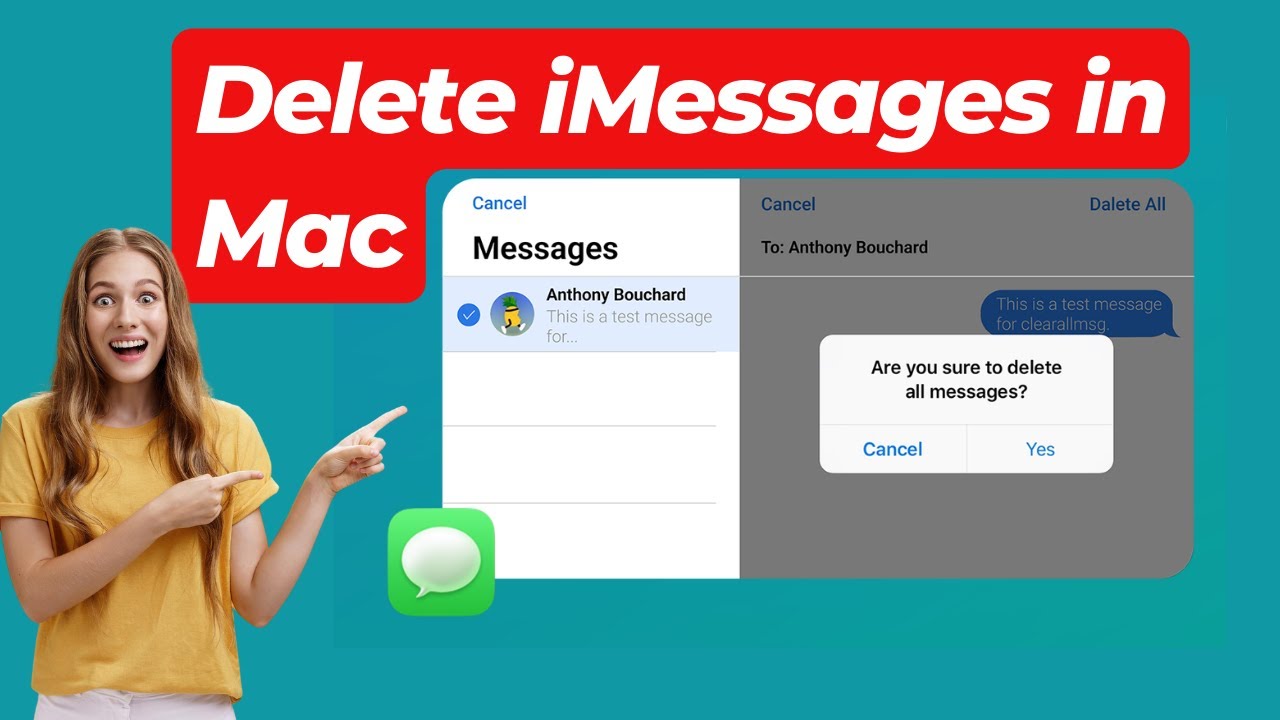 How To Delete IMessages From Mac Delete Messages On Mac YouTube