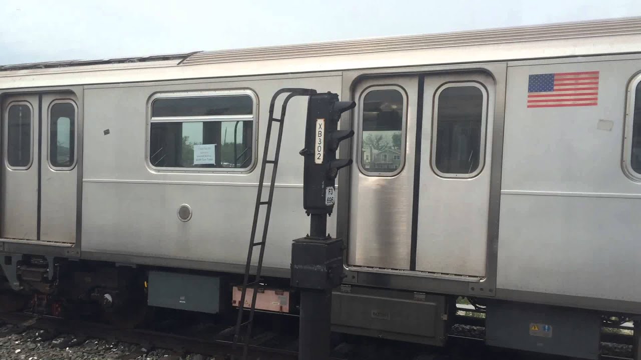 R188 test train along the Rockaway Peninsula [HD] - YouTube