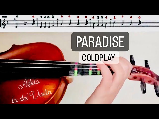 paradise.PNG 591×714 pixels  Partituras, Violino, Partitura para violino