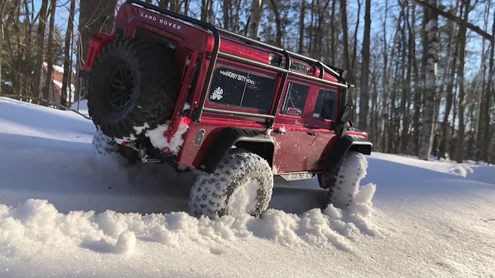 TRX4 Defender “the perfect snow”