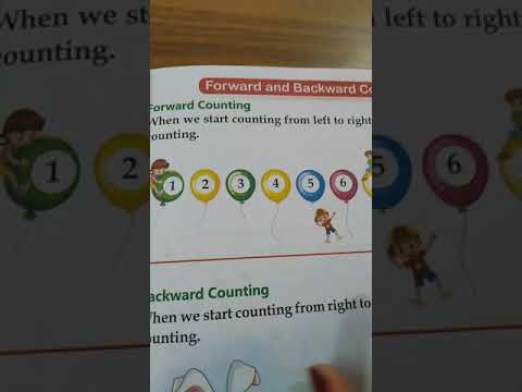 Forward and backward counting 1 to 10