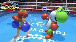 Mario & Sonic At The Olympic Games Tokyo 2020 Boxing Daisy Silver Peach DK & Tails Gameplay