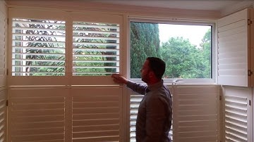 Tier on Tier Box Bay Window Shutters