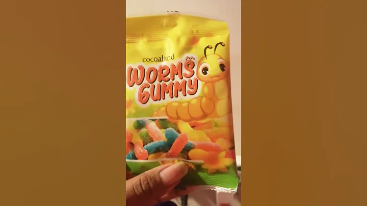 #asmr worm gummy #shorts #trending #satisfying #viral