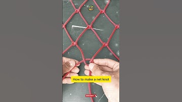 How to make a net knot #shorts #netknot #knot #git #handmade @DoiT_03