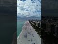 Miami's skyline and ocean in perfect harmony | Relaxing Aerials #DroneFootage #Relaxing #Shorts