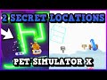 Pet simulator x  2 secret locations found tech world huge pet egg