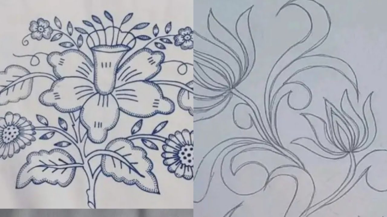 embroidery aru  fabric korib pora 27 fulr design 🌺🌷🌺🌺🌺