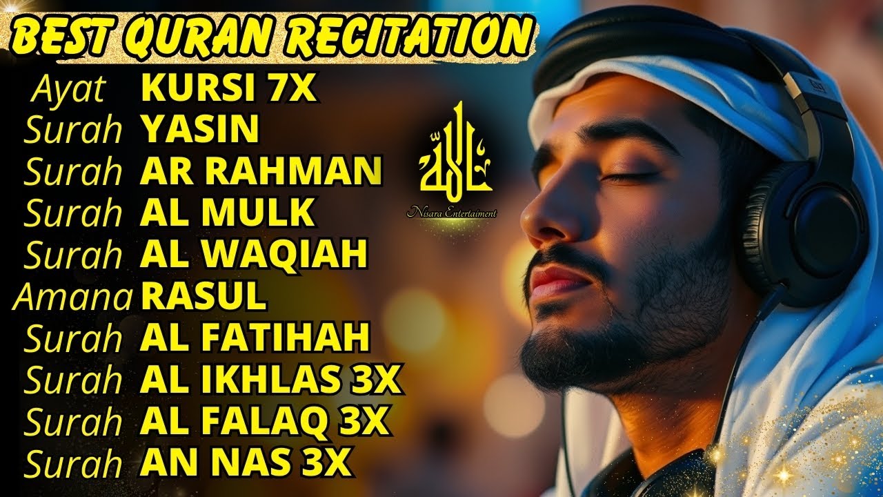 En Direct : Coran Relaxant & Magnifique 2025 | Voix d’Or Yaser | Sérénité et Paix de l’Esprit