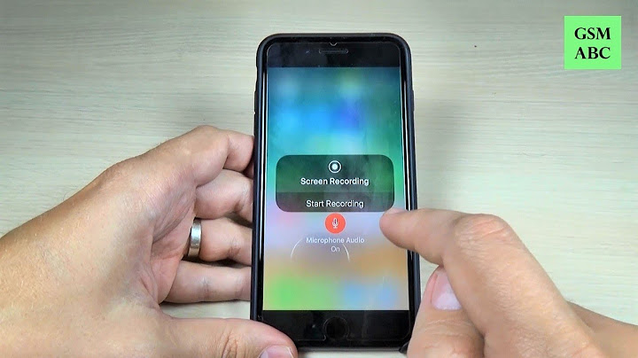 How to screen record on iphone 7 with sound