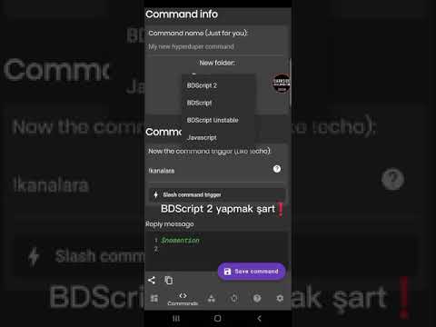 BDFD | Search Youtube Channel Command / Youtube kanal ara komutu #bdfd #discord #discordbot #bot