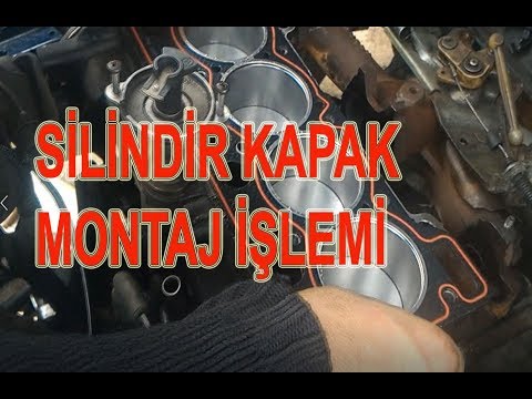 Silindir Kapak Montaj İşlemi.