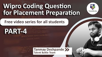Wipro Coding Question ! Coding Preparation For Placements 👉Previously asked- Must See! (Part 4)