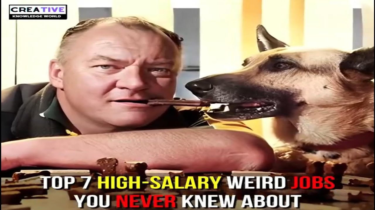 Top 7 High salary Weird Jobs You Never Knew About