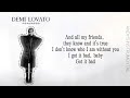 Demi Lovato Tell Me You Love Me Rock Version Karaoke Instrumental Backing Vocal mp3