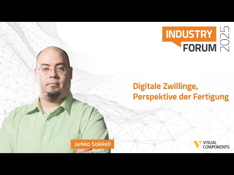 Digital Twins - A Manufacturing Perspective | Jarkko Soikkeli (Visual Components) - video from CADENAS