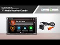 Dcpa701wbc    dual 7 av receiver with wireless carplay and android auto  backup camera