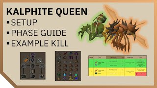 Kalphite Queen 🪲 Bossing Guide 📒 OSRS Old School RuneScape
