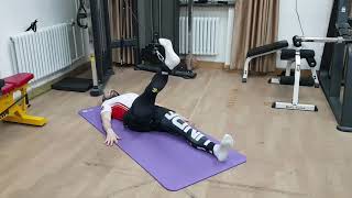 Lying Cable Single Leg Hip Extension Lukasz Lojas