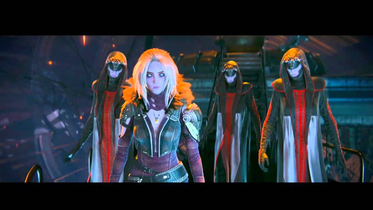 Destiny TTK Opening Cut Scene, Space Battle's, Oryx, Queen, Crow ...