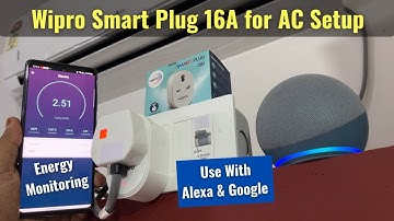Wipro Smart Plug 16A Detailed Setup with Alexa & Google Assistant in Hindi