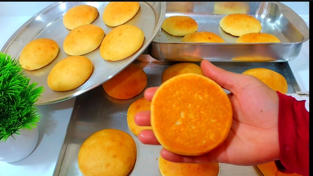 طريقة عمل القرص الفلاحى الطريه الهشه 😋من نصف كيلو عملت أكبر كميه من القرص