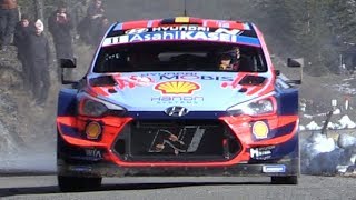 Thierry Neuville at Rallye MonteCarlo 2020  Hyundai i20 WRC pushed to the LIMIT!