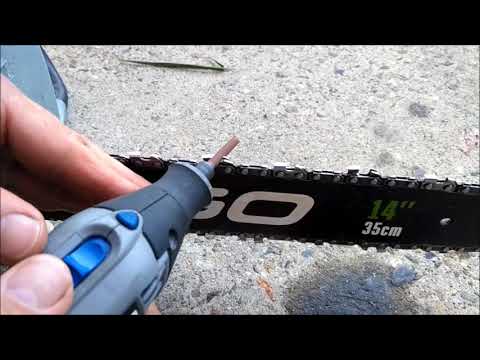 Come affilare una motosega