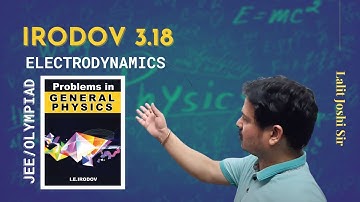 IE Irodov Problem 3.18 | Electrodynamics | by Lalit Joshi sir