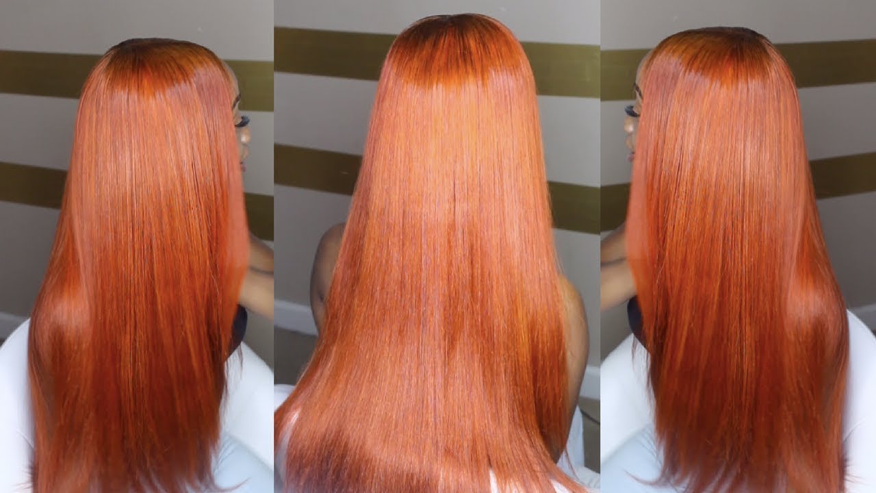 Teyana Taylor Orange Hair Closure Sew In Youtube
