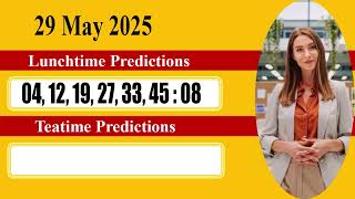 Uk49S Predictions For 29 May 2025 Lunchtime Teatime Numbers With Bonus