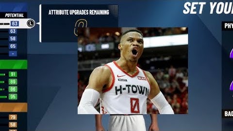 The Russell Westbrook Build in 2k20