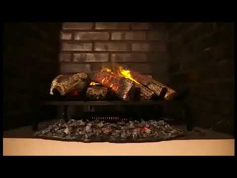 Dimplex OptiMyst Open Hearth Electric Fireplace Log Insert DLGM29 - YouTube