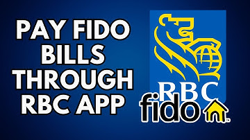 How to Pay Fido Bills Through RBC Mobile App | Easy Step-by-Step Guide