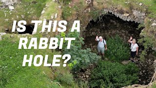 Searching for geocaches, medievel rabbit warrens and the ruins of nearby Lammerside Castle