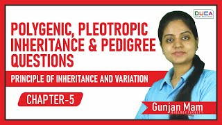 Polygenic Inheritance || Principles of Inheritance & Variation || Class-12th || Part-6|| DUCA INDIA